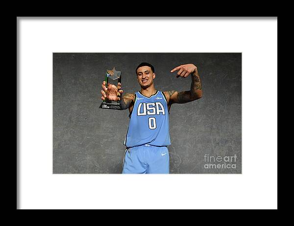 Kyle Kuzma Framed Print featuring the photograph Kyle Kuzma #1 by Jesse D. Garrabrant