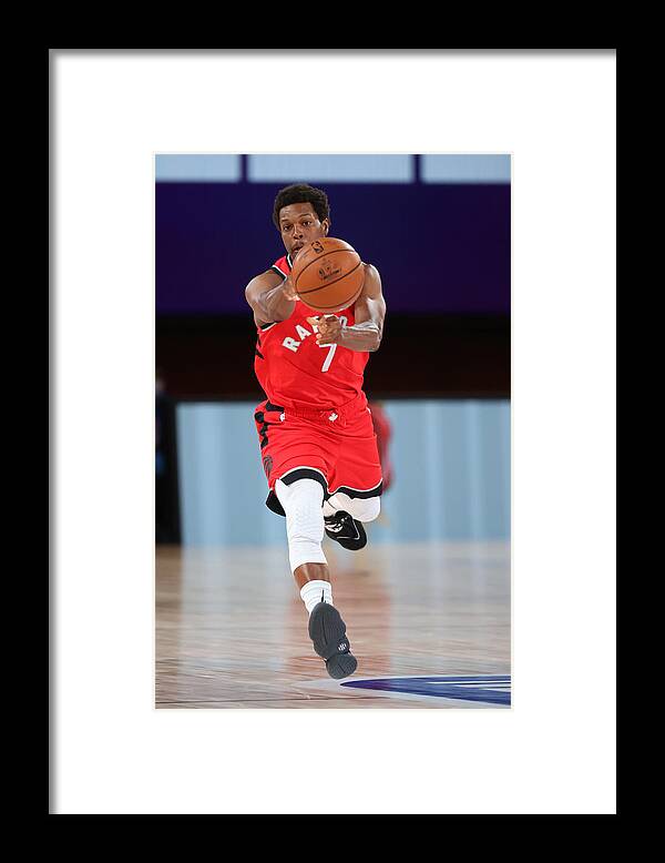 Nba Pro Basketball Framed Print featuring the photograph Kyle Lowry by David Sherman