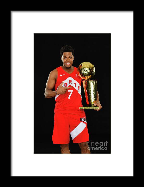 Kyle Lowry Framed Print featuring the photograph Kyle Lowry #1 by Jesse D. Garrabrant