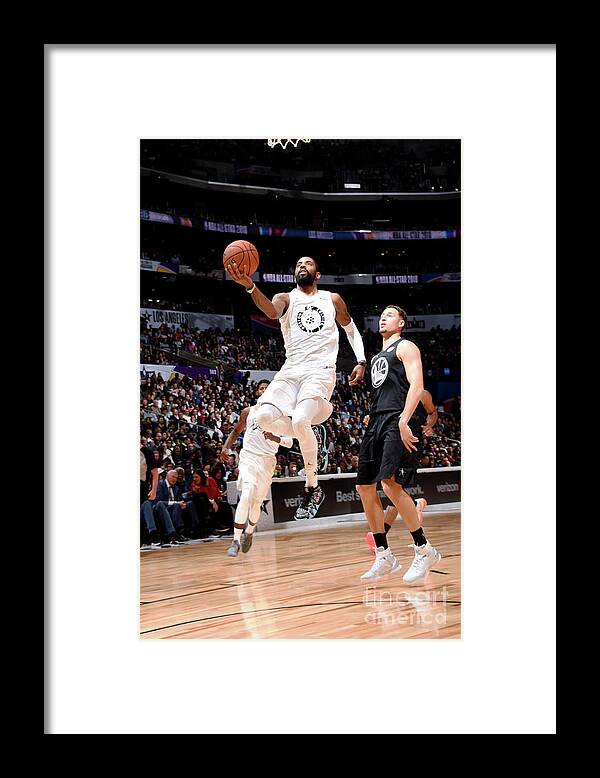 Nba Pro Basketball Framed Print featuring the photograph Kyrie Irving by Andrew D. Bernstein