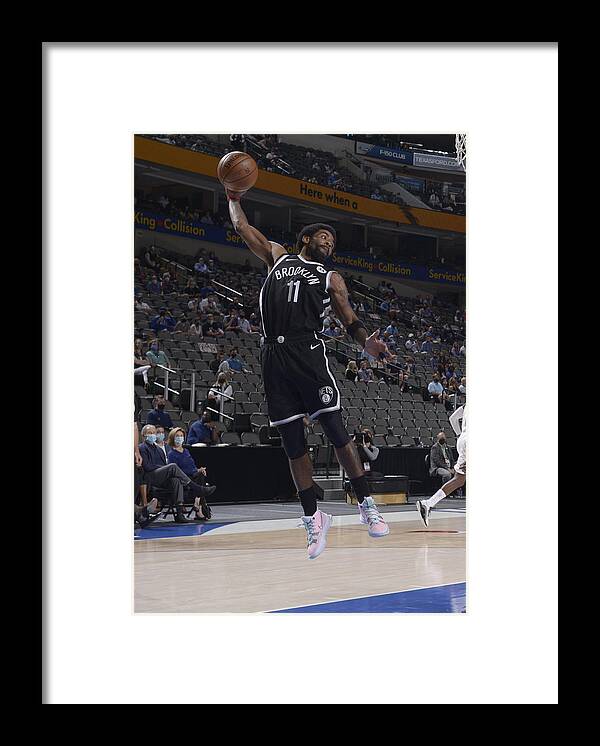 Nba Pro Basketball Framed Print featuring the photograph Kyrie Irving by Glenn James