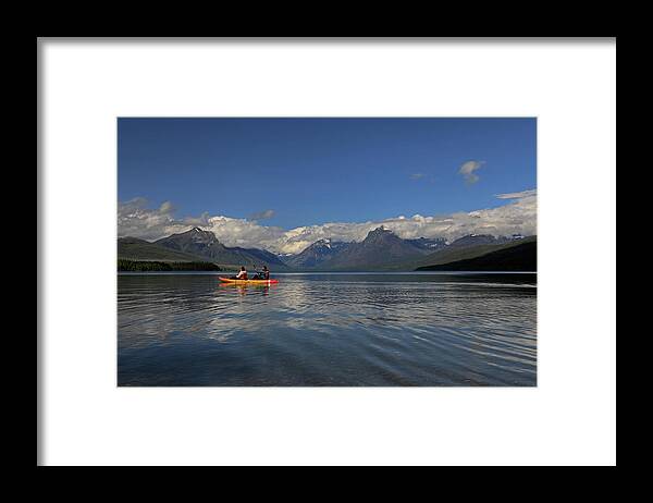 Lake Mcdonald Framed Print featuring the photograph Lake McDonald - Glacier National Park by Richard Krebs