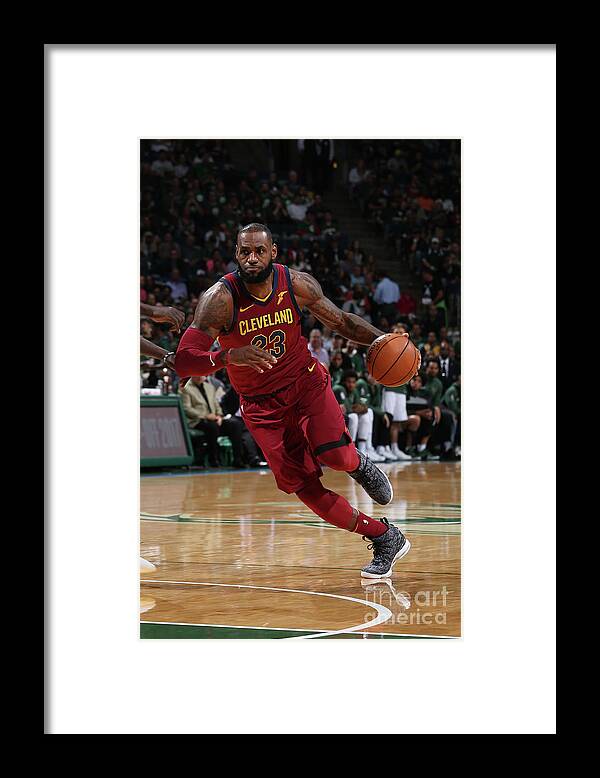 Nba Pro Basketball Framed Print featuring the photograph Lebron James by Gary Dineen