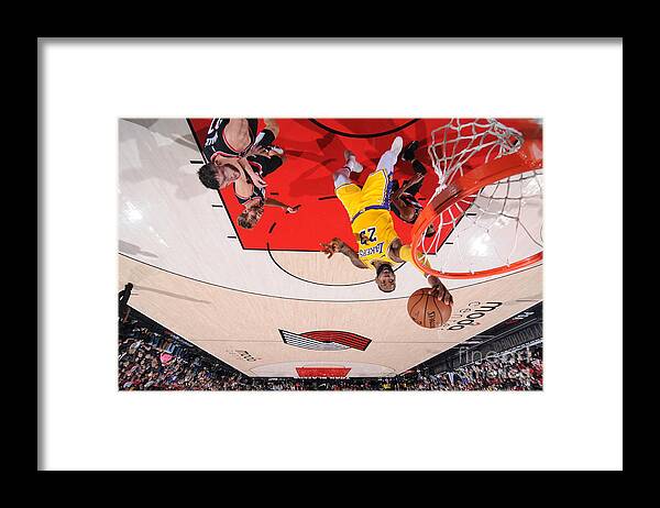 Nba Pro Basketball Framed Print featuring the photograph Lebron James by Sam Forencich
