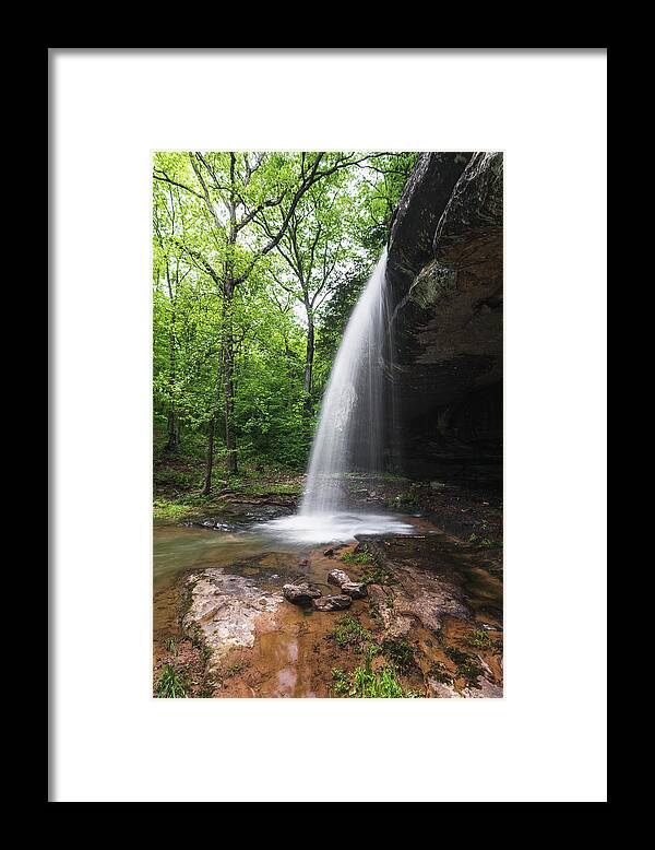 Waterfall Framed Print featuring the photograph Little Cedar Falls #1 by Grant Twiss