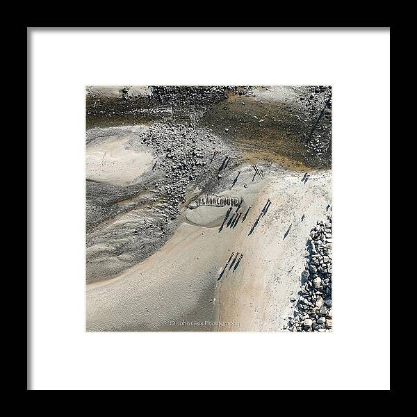  Framed Print featuring the photograph Lizzie Carr shipwreck remnants #1 by John Gisis