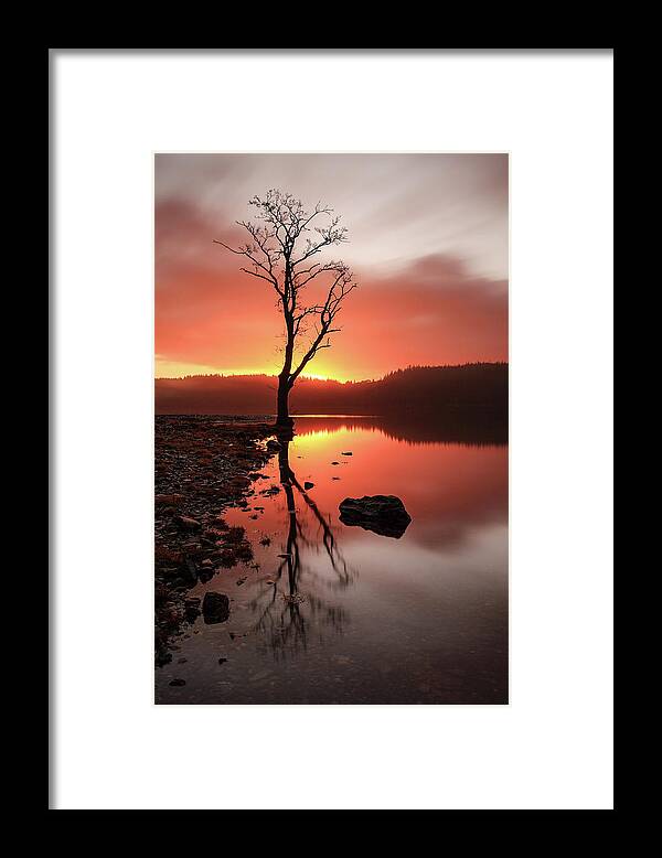 Loch Ard Framed Print featuring the photograph Loch Ard Sunrise #2 by Grant Glendinning