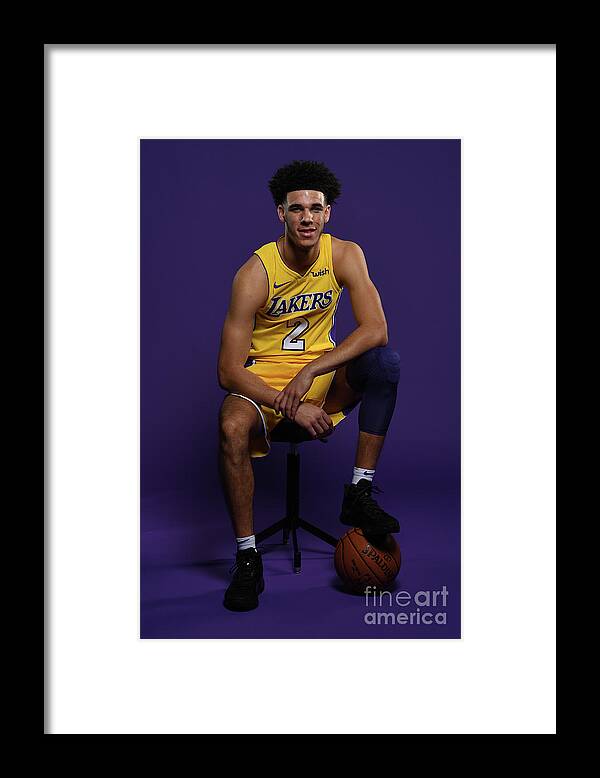 Lonzo Ball Framed Print featuring the photograph Lonzo Ball #1 by Aaron Poole