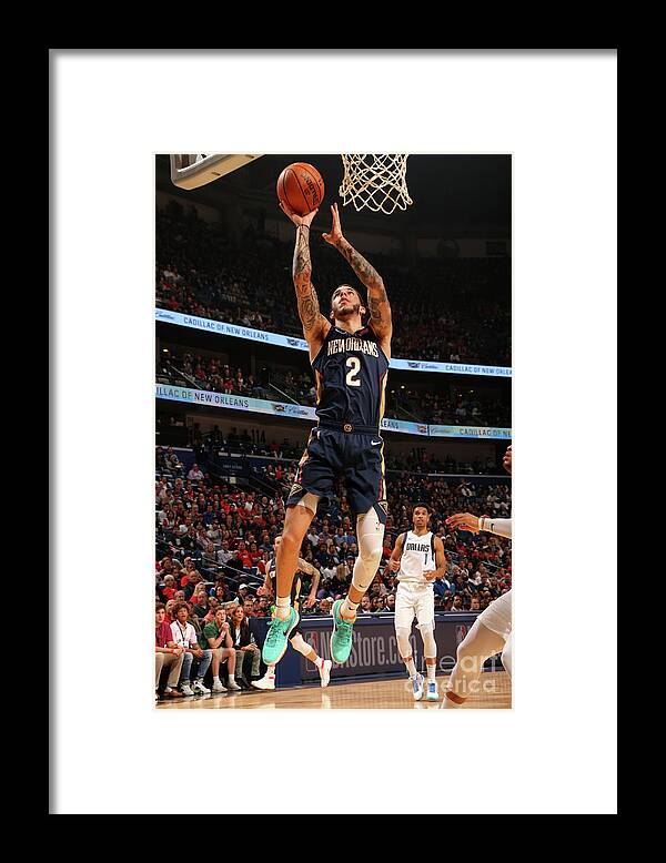 Smoothie King Center Framed Print featuring the photograph Lonzo Ball by Layne Murdoch Jr.