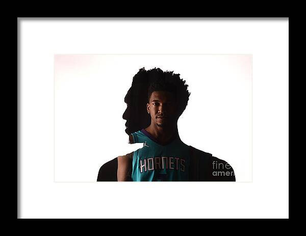 Nba Pro Basketball Framed Print featuring the photograph Malik Monk by Brian Babineau