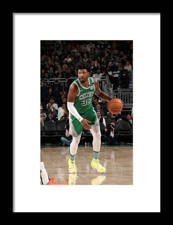 Marcus Smart Framed Print featuring the photograph Marcus Smart by Gary Dineen