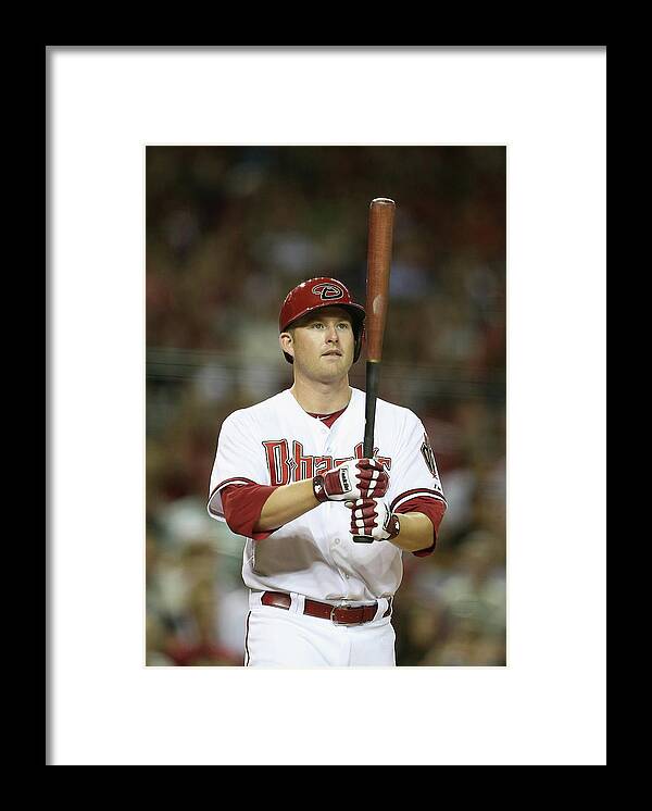 National League Baseball Framed Print featuring the photograph Mark Trumbo #1 by Christian Petersen