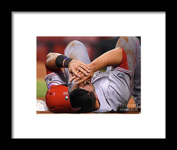 People Framed Print featuring the photograph Matt Shoemaker by Jayne Kamin-oncea