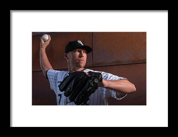 Media Day Framed Print featuring the photograph Matt White by Rob Tringali