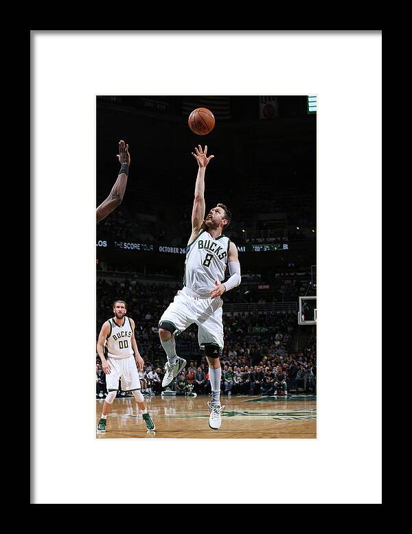 Matthew Dellavedova Framed Print featuring the photograph Matthew Dellavedova #1 by Gary Dineen