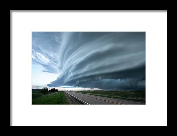 Mesocyclone Framed Print featuring the photograph Mesocyclone by Wesley Aston