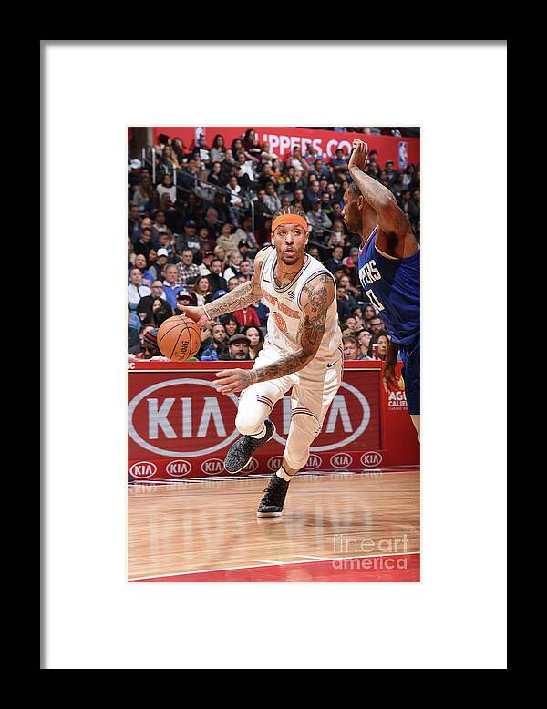 Michael Beasley Framed Print featuring the photograph Michael Beasley by Andrew D. Bernstein