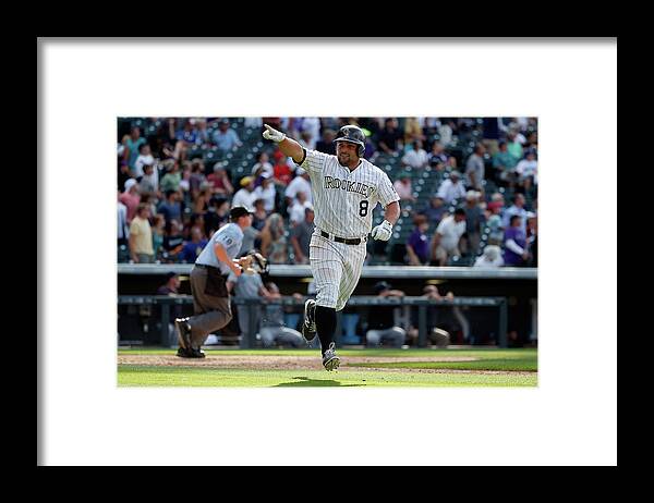 People Framed Print featuring the photograph Michael Mckenry by Doug Pensinger