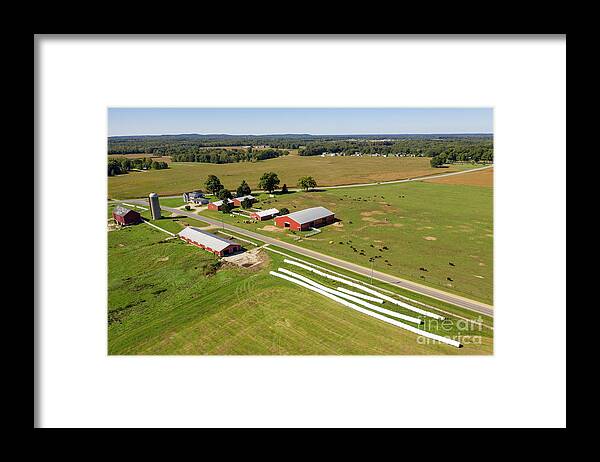 Farm Framed Print featuring the photograph Michigan Farm #1 by Jim West