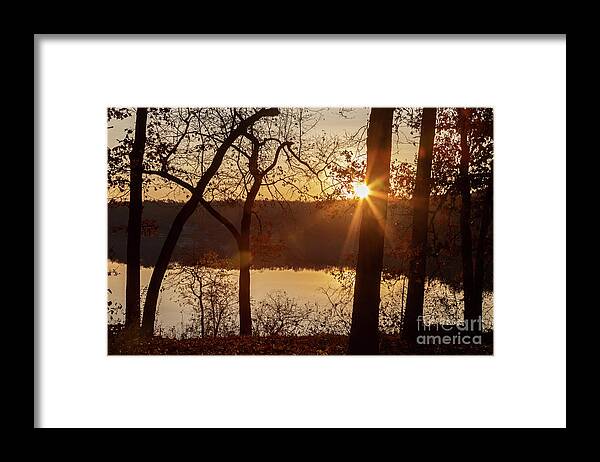 Rural Framed Print featuring the photograph Michigan Sunrise #1 by Jim West