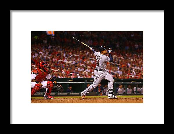 People Framed Print featuring the photograph Miguel Cabrera by Dilip Vishwanat