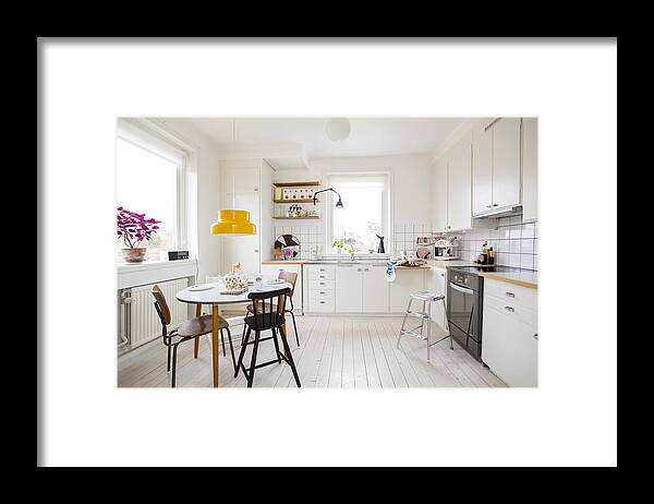 Home Decor Framed Print featuring the photograph Modern kitchen #1 by Johner Images