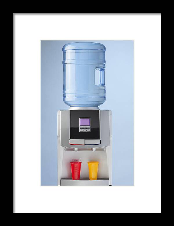 Purity Framed Print featuring the photograph Modern water cooler #1 by Fursov Aleksey