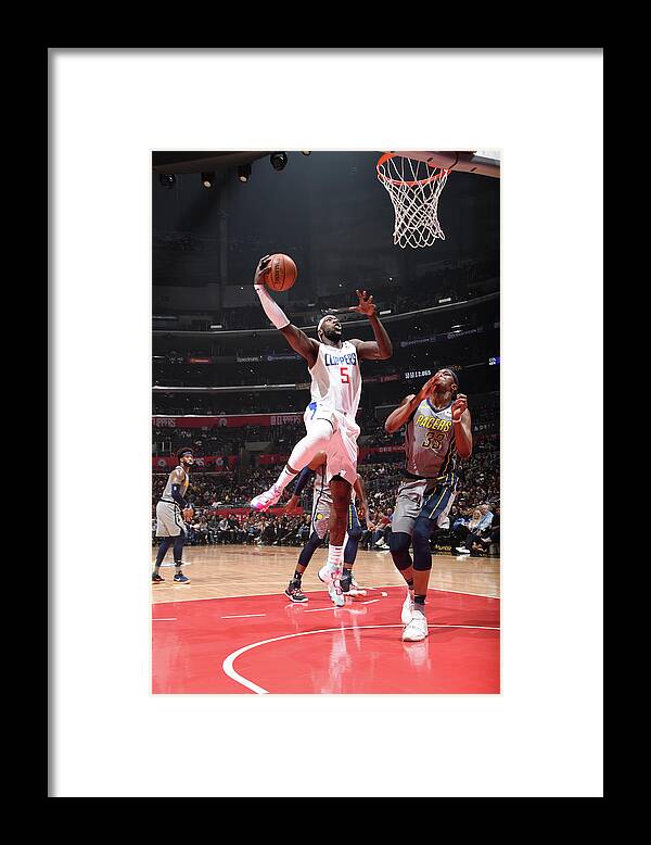 Nba Pro Basketball Framed Print featuring the photograph Montrezl Harrell by Adam Pantozzi