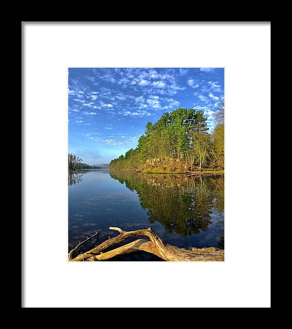 Dawn Framed Print featuring the photograph Morning Reflection #1 by Sarah Lilja