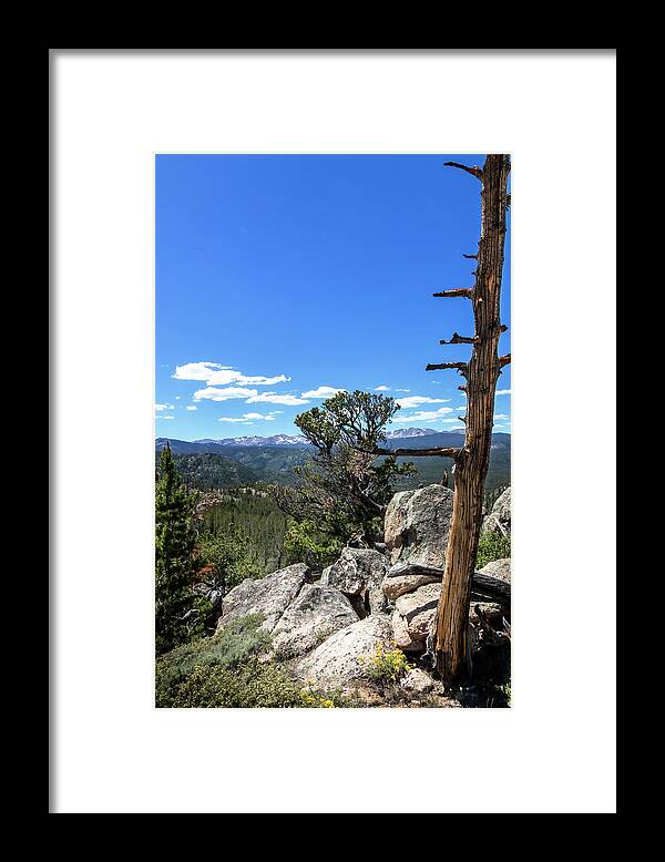  Framed Print featuring the photograph Mountain Overlook #1 by Laura Terriere