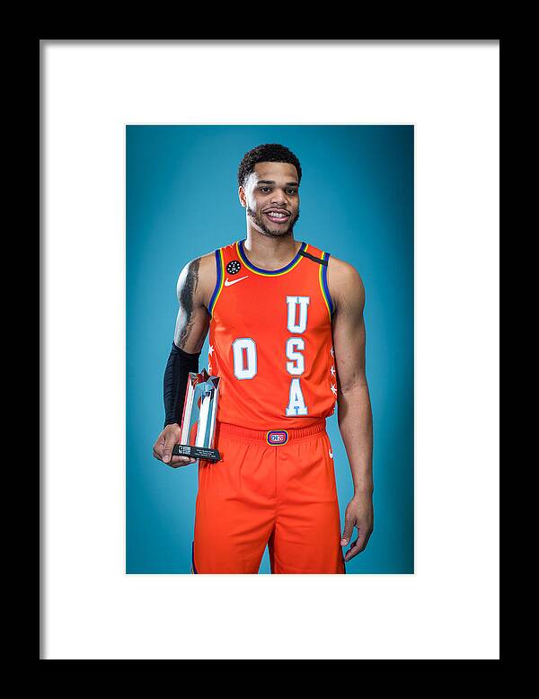 Miles Bridges Framed Print featuring the photograph NBA Rising Stars Challenge #1 by Michael J. LeBrecht II