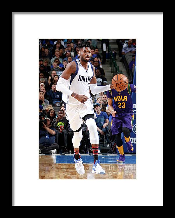 Nba Pro Basketball Framed Print featuring the photograph Nerlens Noel by Glenn James