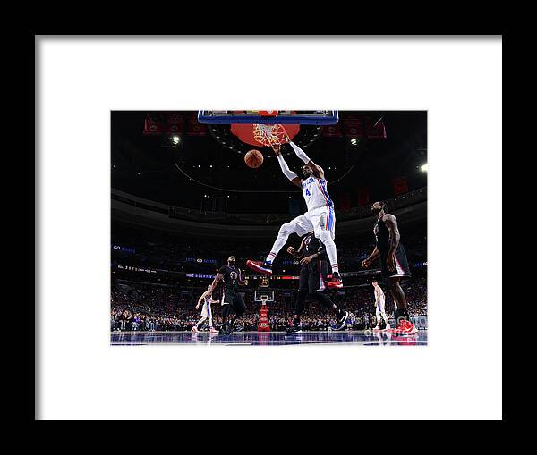 Nba Pro Basketball Framed Print featuring the photograph Nerlens Noel by Jesse D. Garrabrant
