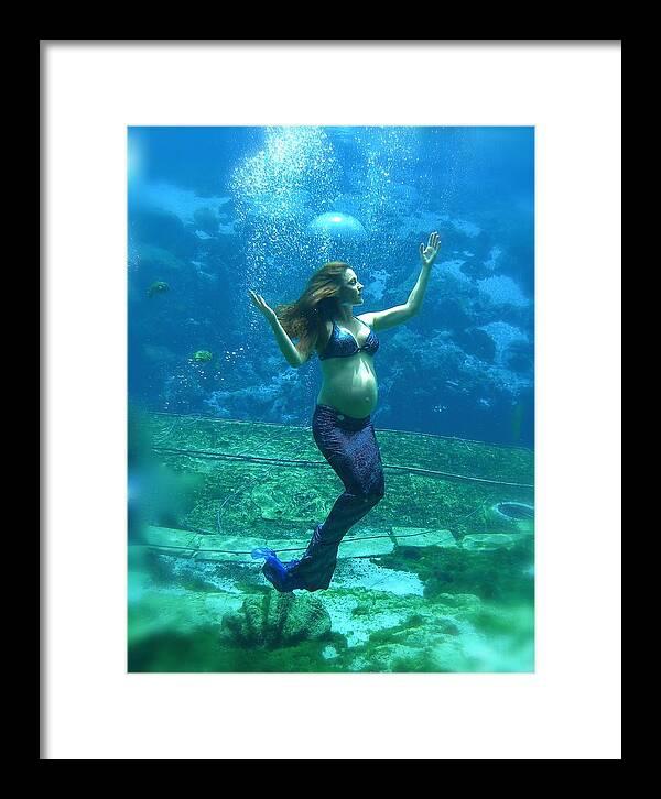 Mermaid Framed Print featuring the photograph Mermaid Madonna by Julie Komenda