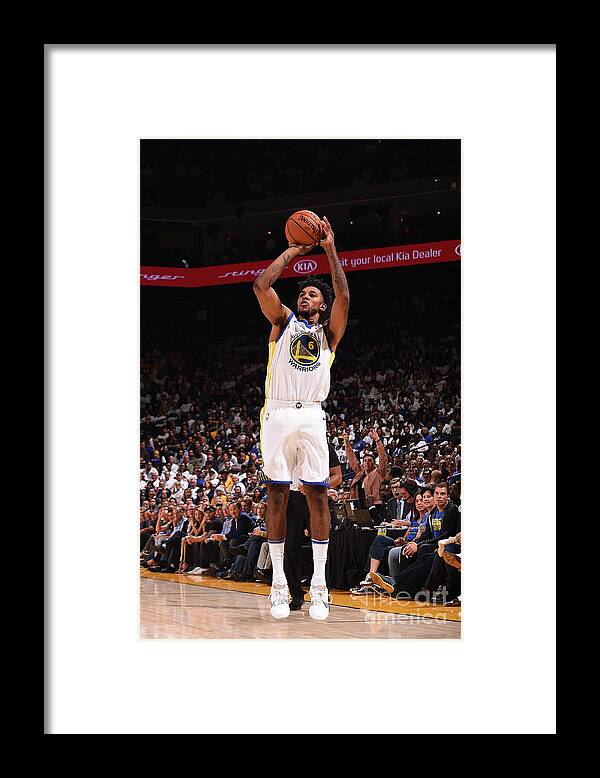Nba Pro Basketball Framed Print featuring the photograph Nick Young by Noah Graham