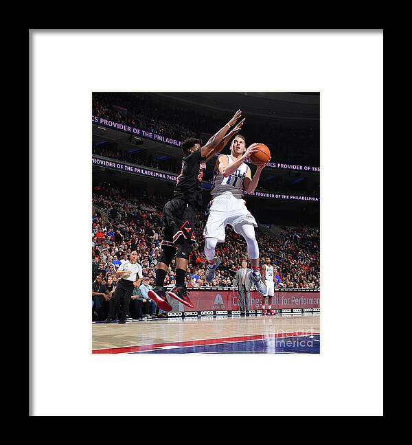 Nba Pro Basketball Framed Print featuring the photograph Nik Stauskas by Jesse D. Garrabrant