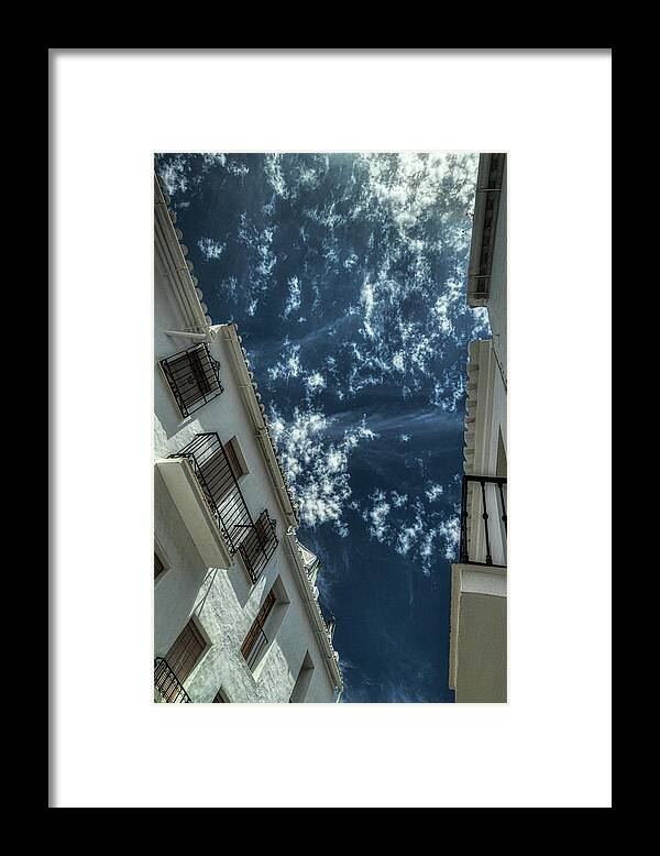 Ocean Framed Print featuring the photograph Ocean in the Sky by Micah Offman