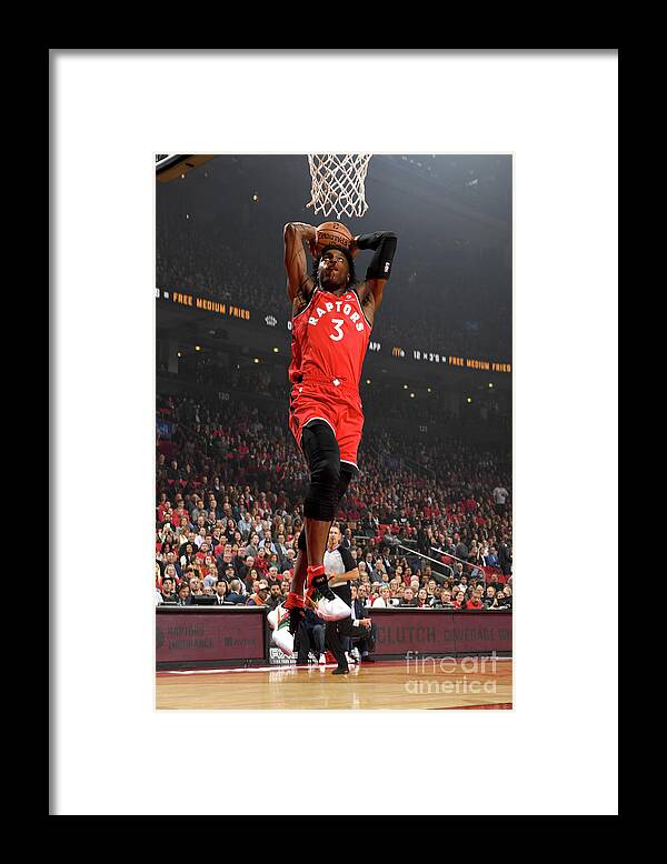 Nba Pro Basketball Framed Print featuring the photograph Og Anunoby by Ron Turenne