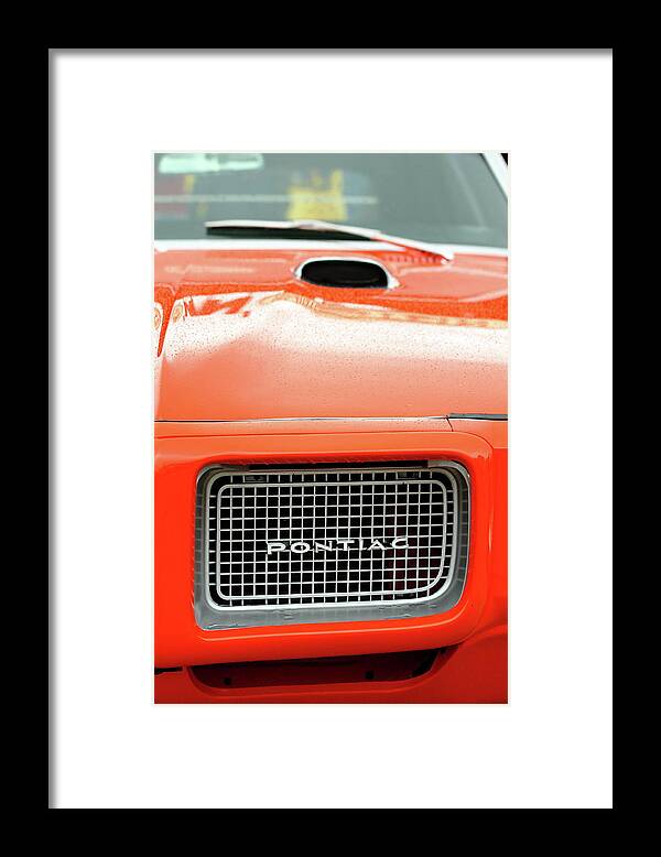 Pontiac Gto Framed Print featuring the photograph Ooooo Orange by Lens Art Photography By Larry Trager