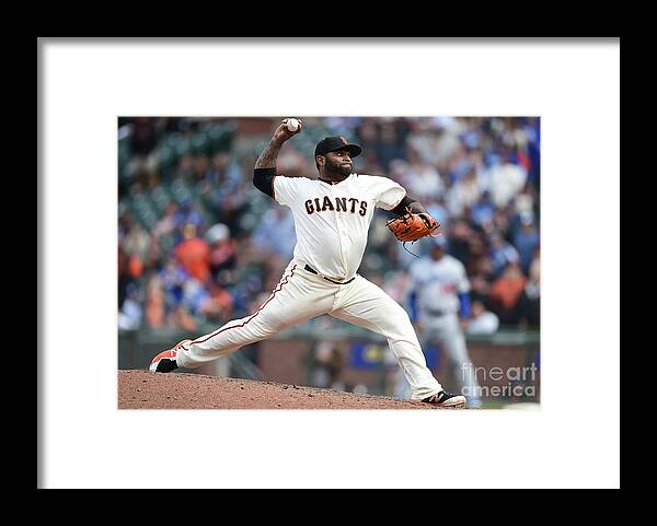 San Francisco Framed Print featuring the photograph Pablo Sandoval #1 by Thearon W. Henderson