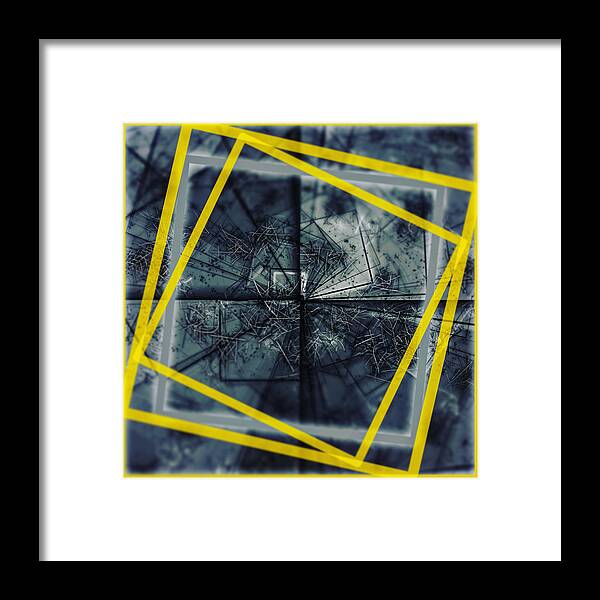 Abstract Framed Print featuring the digital art Pattern 17 #1 by Marko Sabotin