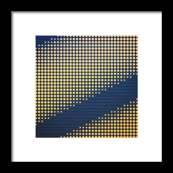 Abstract Framed Print featuring the digital art Pattern 39 by Marko Sabotin
