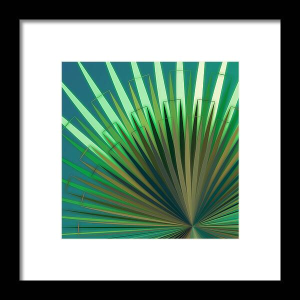 Abstract Framed Print featuring the digital art Pattern 41 by Marko Sabotin