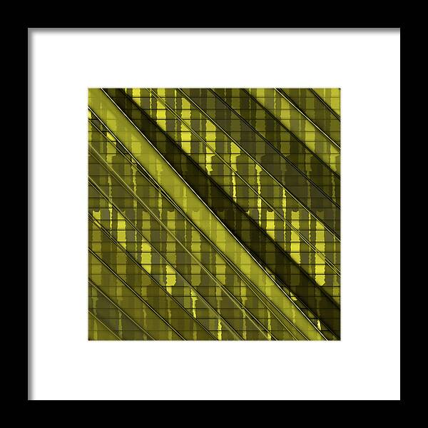 Abstract Framed Print featuring the digital art Pattern 55 #1 by Marko Sabotin