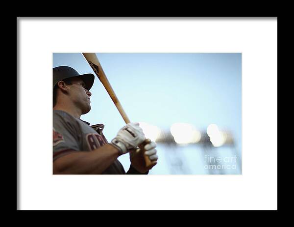 San Francisco Framed Print featuring the photograph Paul Goldschmidt by Ezra Shaw