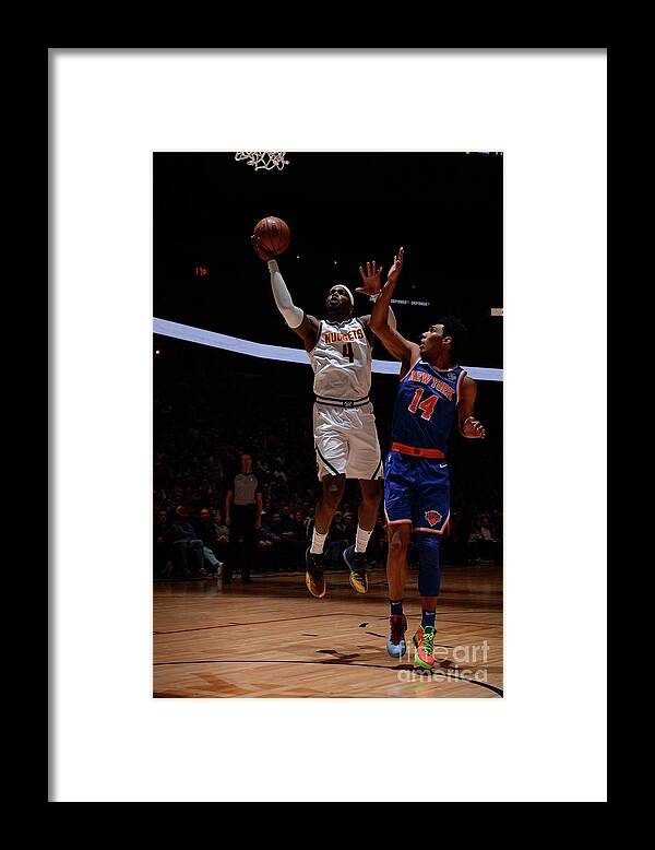 Nba Pro Basketball Framed Print featuring the photograph Paul Millsap by Bart Young