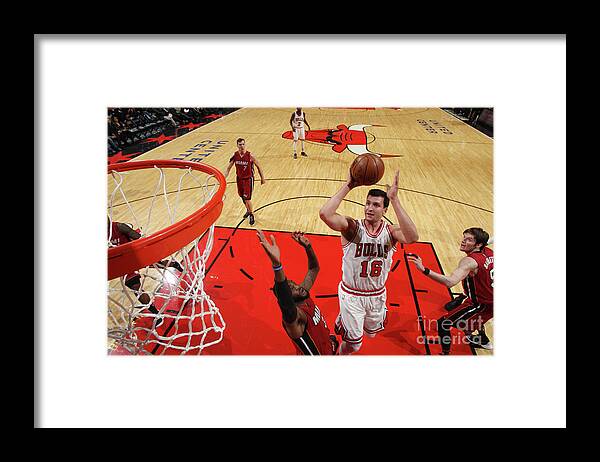 Nba Pro Basketball Framed Print featuring the photograph Paul Zipser by Gary Dineen