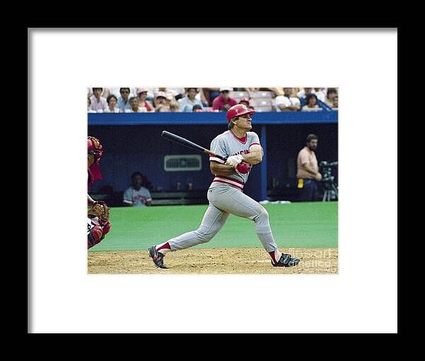 Pete Framed Print featuring the photograph Pete Rose by Action