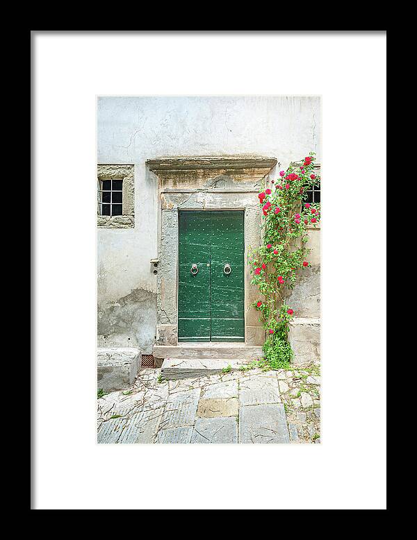 Italy Photography Framed Print featuring the photograph Porta #1 by Marla Brown