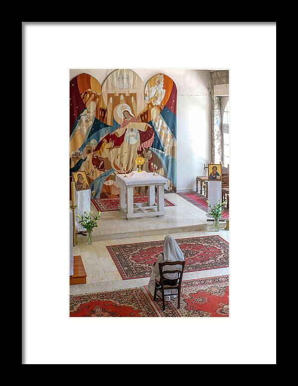 Pray Framed Print featuring the photograph Prayer by Dubi Roman